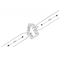 FIBBIA BLOCCA REGGETTA - CF 100 PEZZI 2