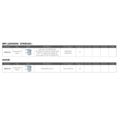 FILTRO CARBURANTE Ø MM.8 2