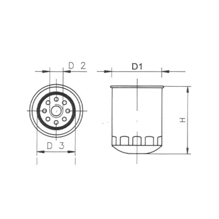 FILTRO GASOLIO VOLVO RIF.OR.3583443