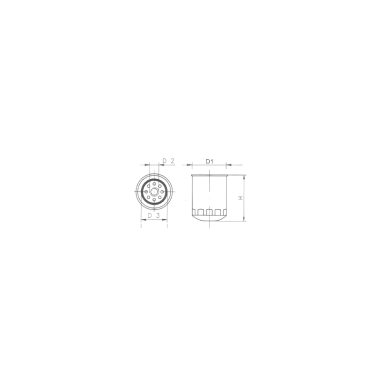 FILTRO OLIO MERCRUISER YANMAR