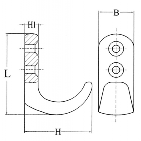 GANCETTO INOX 316