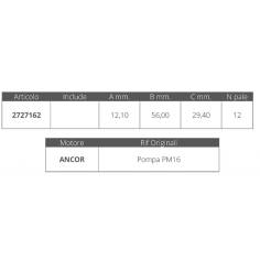 GIRANTE ANCOR PER PM16 2