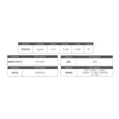 GIRANTE JAB. 18653 VETUS K3/3D/4 2